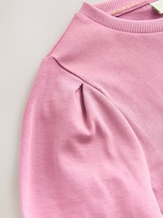 Baker by Ted Baker Dusky Pink Back Pleat Top & Printed Leggings Set 2 Piece - Image 12 of 14