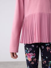 Baker by Ted Baker Dusky Pink Back Pleat Top & Printed Leggings Set 2 Piece - Image 7 of 14