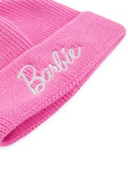 Character Pink Barbie Embroidered Winter Hat - Image 3 of 4