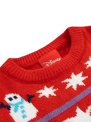 Character Red Disney Lilo And Stitch Christmas Jumper - Image 6 of 6