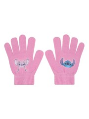Character Pink Disney Lilo & Stitch Bobble Hat, Snood and Gloves Set - Image 4 of 5