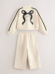 Baker by Ted Baker Funnel Neck Sweat & Wide Leg Joggers Set 2 Piece - Image 2 of 8
