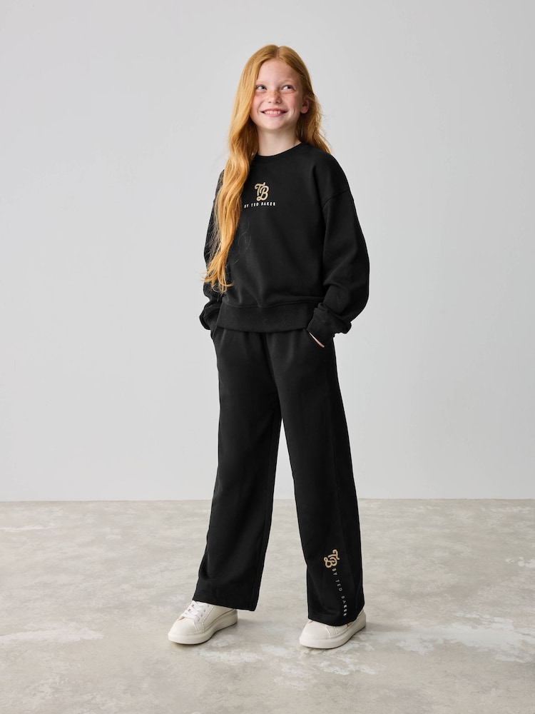 Baker by Ted Baker 2 Piece Varsity Sweater and Wide Leg Joggers Set - Image 1 of 15