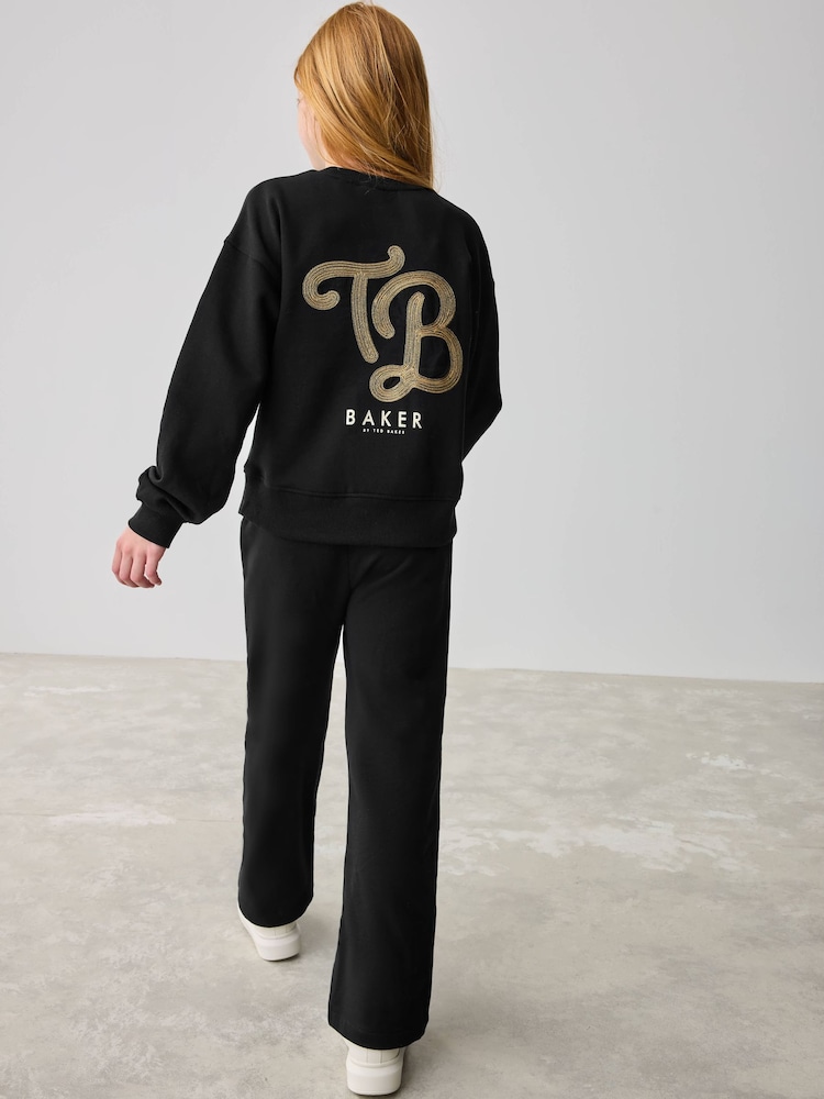 Baker by Ted Baker 2 Piece Varsity Sweater and Wide Leg Joggers Set - Image 2 of 15 Baker by Ted Baker 2 Piece Varsity Sweater and Wide Leg Joggers Set - Image 2 of 15