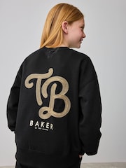 Baker by Ted Baker 2 Piece Varsity Sweater and Wide Leg Joggers Set - Image 5 of 15