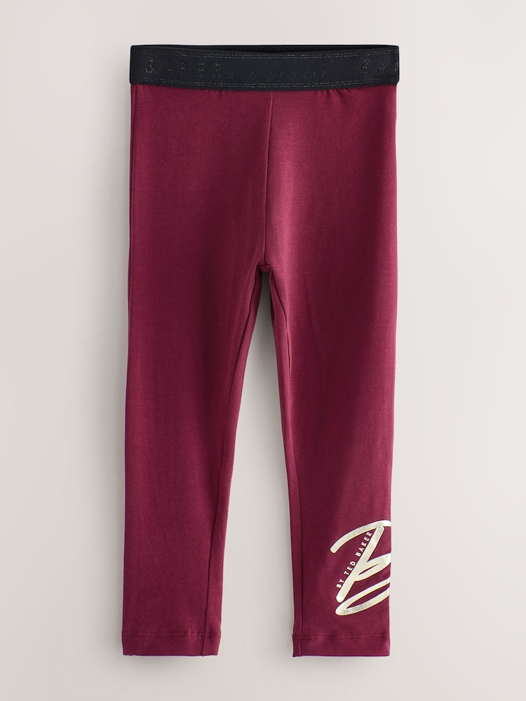 Negru/roşu - Set colanți Baker by Ted Baker 3 - Image 4 of 8