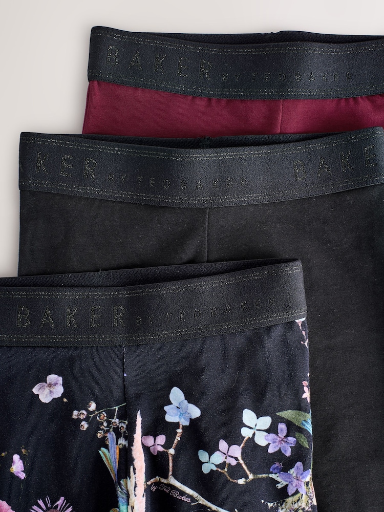 Negru/roşu - Set colanți Baker by Ted Baker 3 - Image 5 of 8