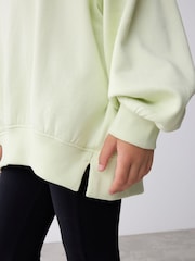 Baker by Ted Baker 2 Piece Lime Green Boxy Flock Print Hoodie and Flare Set - Image 8 of 15