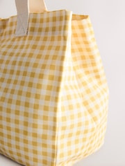 Yellow Print Reusable Canvas Bag - Image 7 of 8