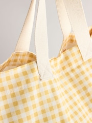 Yellow Print Reusable Canvas Bag - Image 8 of 8