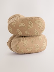 Tan Brown Baby Touch Fastening Slipper Boots (0-2mths) - Image 6 of 7