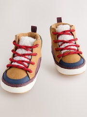 Hellbraun - Baby Elastic Lace Boots (0-2mths) - Bild 4 von 5