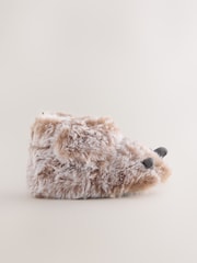 Neutral Bear Claw Baby Touch Fastening Slipper Boots (0-2mths) - Image 3 of 5