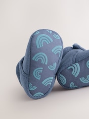 Navy Baby Touch Fastening Slipper Boots (0-2mths) - Image 4 of 5