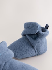 Navy Baby Touch Fastening Slipper Boots (0-2mths) - Image 5 of 5