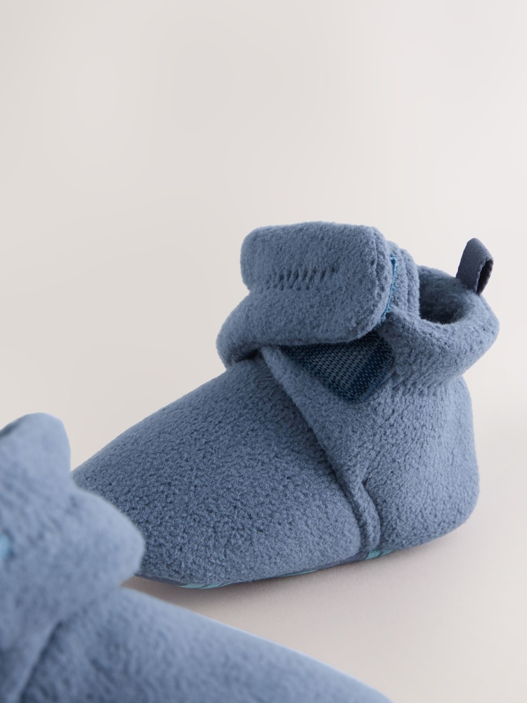 Navy Baby Touch Fastening Slipper Boots (0-2mths) - Image 5 of 5
