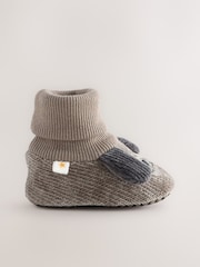 Grey Dog Baby Sock Top Boot Shoes (0-18mths) - Image 2 of 5