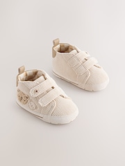 Neutral Bear Baby Touch Fastening Trainers (0-2mths) - Image 1 of 8