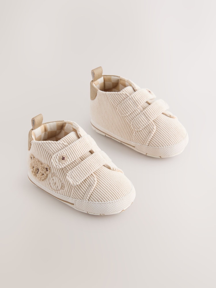 Neutral Bear Baby Touch Fastening Trainers (0-2mths) - Image 1 of 8