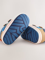 Blue Baby Touch Fastening Trainers (0-2mths) - Image 3 of 5