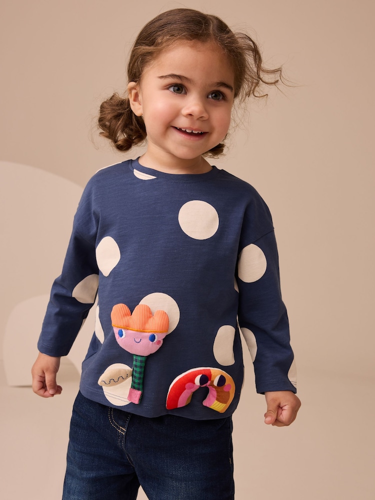 Rainbow Long Sleeve Tops 4 Pack (3mths-7yrs) - Image 1 of 12