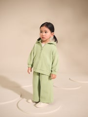 Neutral Long Sleeve Rib Tops 5 Pack (3mths-7yrs) - Image 6 of 7