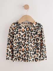 Black/White Long Sleeve Rib Tops 5 Pack (3mths-7yrs) - Image 5 of 13