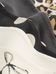 Animal Print Flared Leggings 5 Pack (3mths-7yrs) - Image 8 of 9