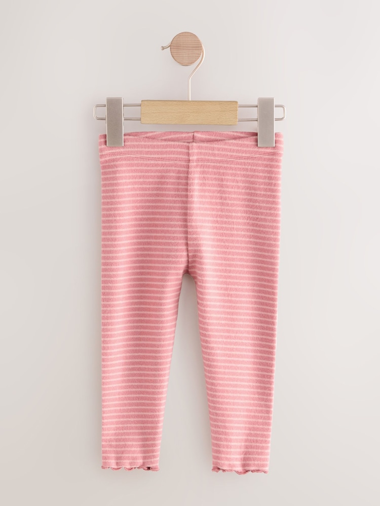 Pink Cosy Leggings 3 Pack (3mths-7yrs) - Image 2 of 10