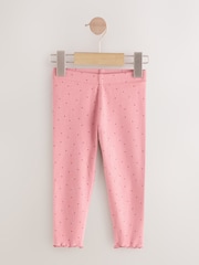 Pink Cosy Leggings 3 Pack (3mths-7yrs) - Image 3 of 10
