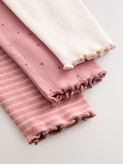 Pink Cosy Leggings 3 Pack (3mths-7yrs) - Image 6 of 10