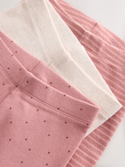 Pink Cosy Leggings 3 Pack (3mths-7yrs) - Image 7 of 10