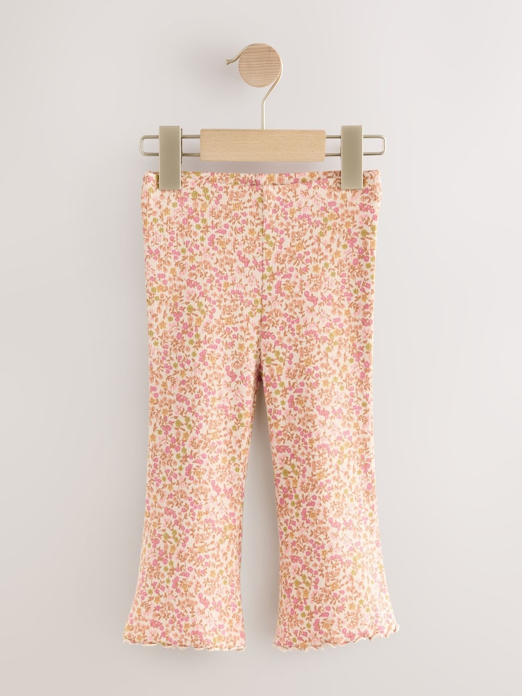 Autumnal Orange Flared Leggings 5 Pack (3mths-7yrs) - Image 2 of 9