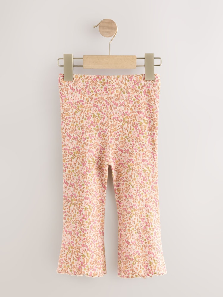 Autumnal Orange Flared Leggings 5 Pack (3mths-7yrs) - Image 8 of 8