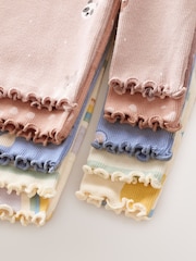 Navy/Ginger Long Sleeve Rib Tops 5 Pack (3mths-7yrs) - Image 11 of 11