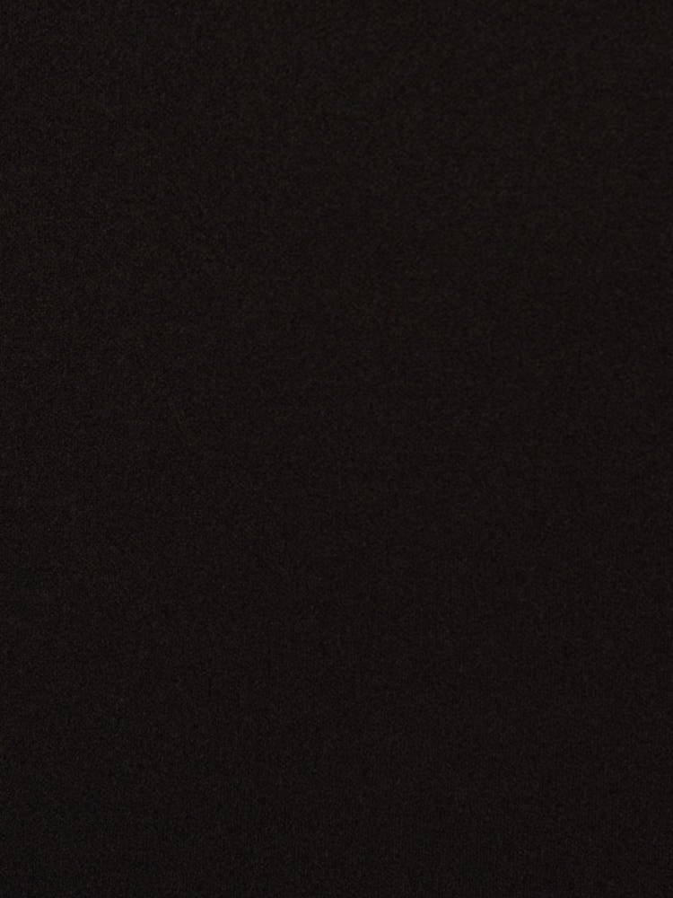 Adrianna Papell Crepe Combo Black Short Dress - Image 7 of 7