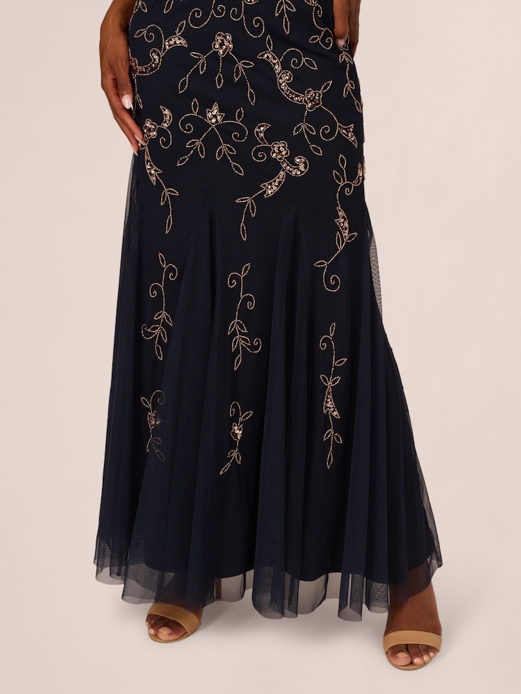 decadent strapless mesh maxi dress Princess Polly Women's Decadent Strapless Mesh Maxi Dress - Black