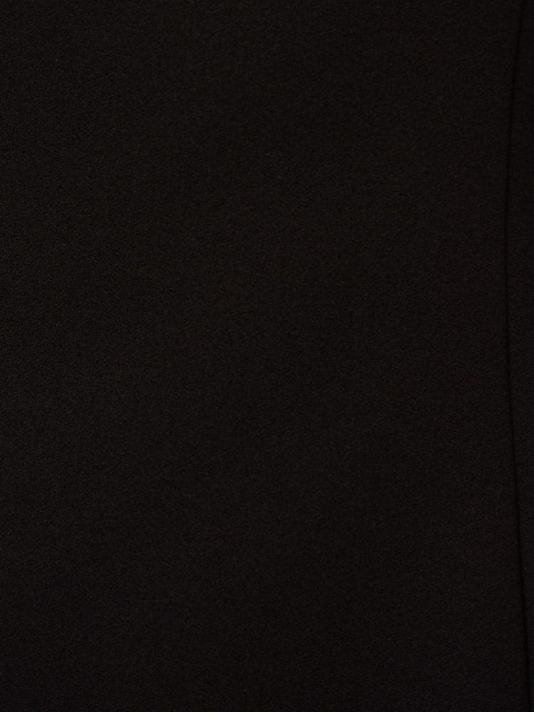 Adrianna Papell Roll Neck Pearl Black Midi Dress - Image 7 of 7