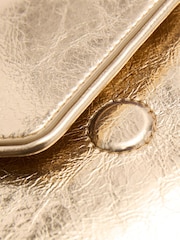 Mango Gold Metallic Bag With Chain - Image 4 of 4