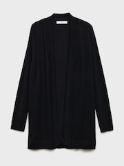 Mango Black Fine-Knit Cardigan - Image 5 of 5