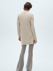 Mango Cream Fine-Knit Cardigan - Image 3 of 6