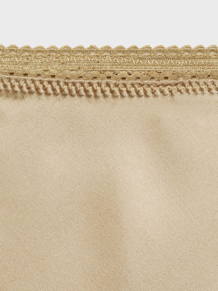 Mango Gold Satin Long Skirt - Image 5 of 5