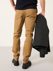FatFace Bosbury Stone Tailored Fit Smart Chino Trousers - Image 2 of 6