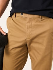 FatFace Bosbury Stone Tailored Fit Smart Chino Trousers - Image 4 of 6