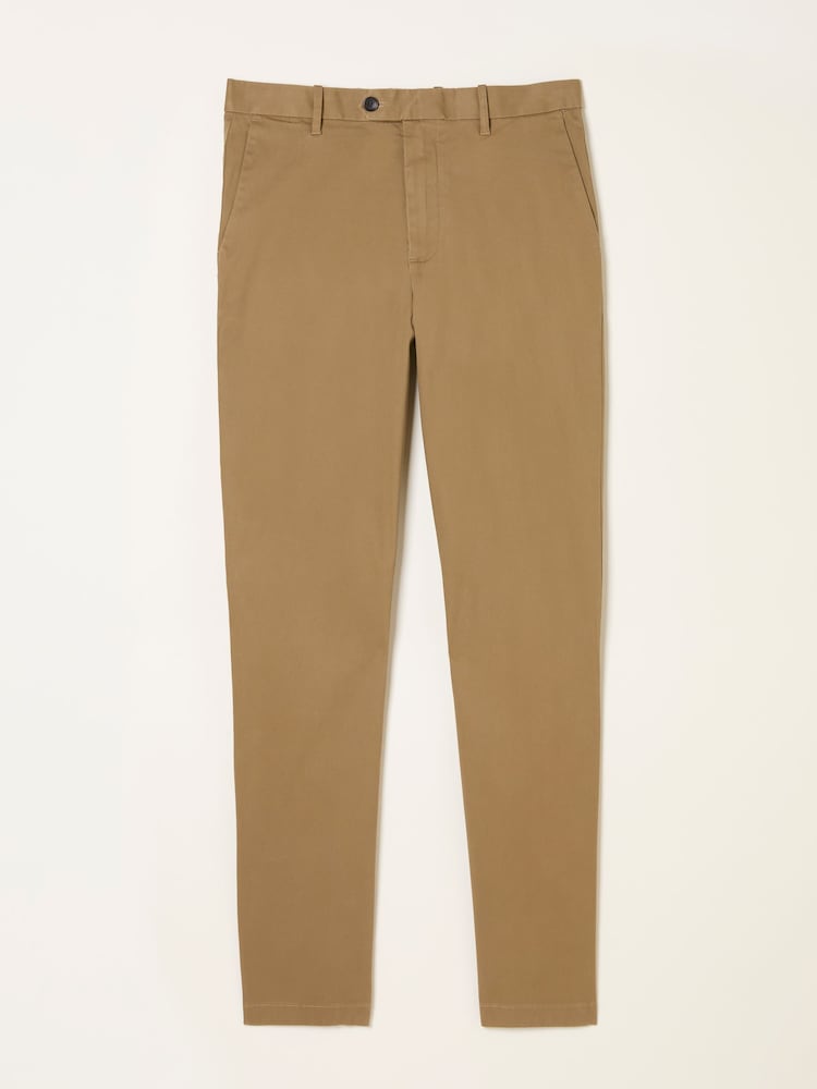 FatFace Bosbury Stone Tailored Fit Smart Chino Trousers - Image 6 of 6