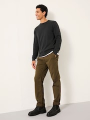 FatFace Dark Green Modern Coastal Chinos - Image 5 of 6