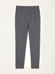 FatFace Lyme Grey Tailored Fit Wool Mix Trousers - Image 1 of 1