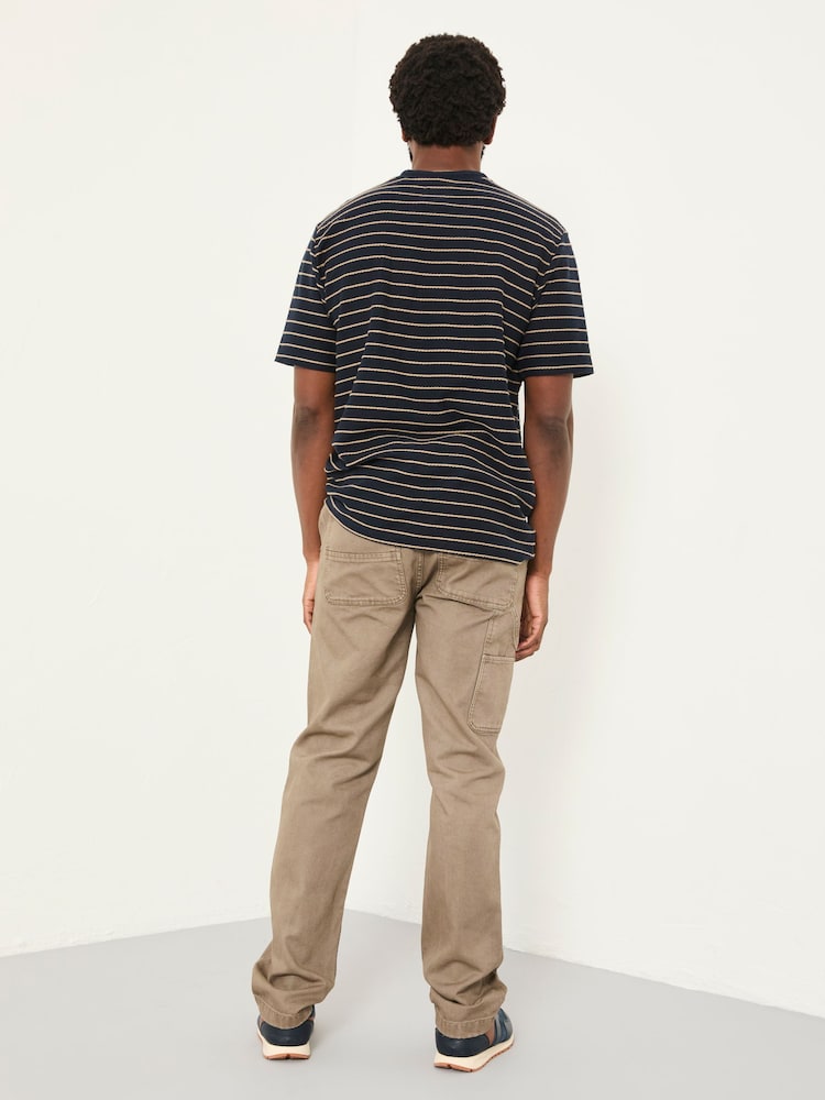 FatFace Wardley Grey Loose Fit Canvas Utility Trousers - Image 2 of 6 FatFace Wardley Grey Loose Fit Canvas Utility Trousers - Image 2 of 6