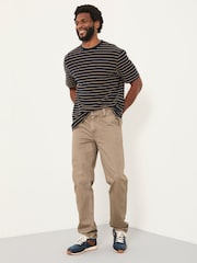 FatFace Wardley Grey Loose Fit Canvas Utility Trousers - Image 5 of 6