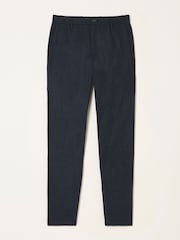 FatFace Lyme Navy Tailored Fit Wool Mix Trousers - Image 1 of 1
